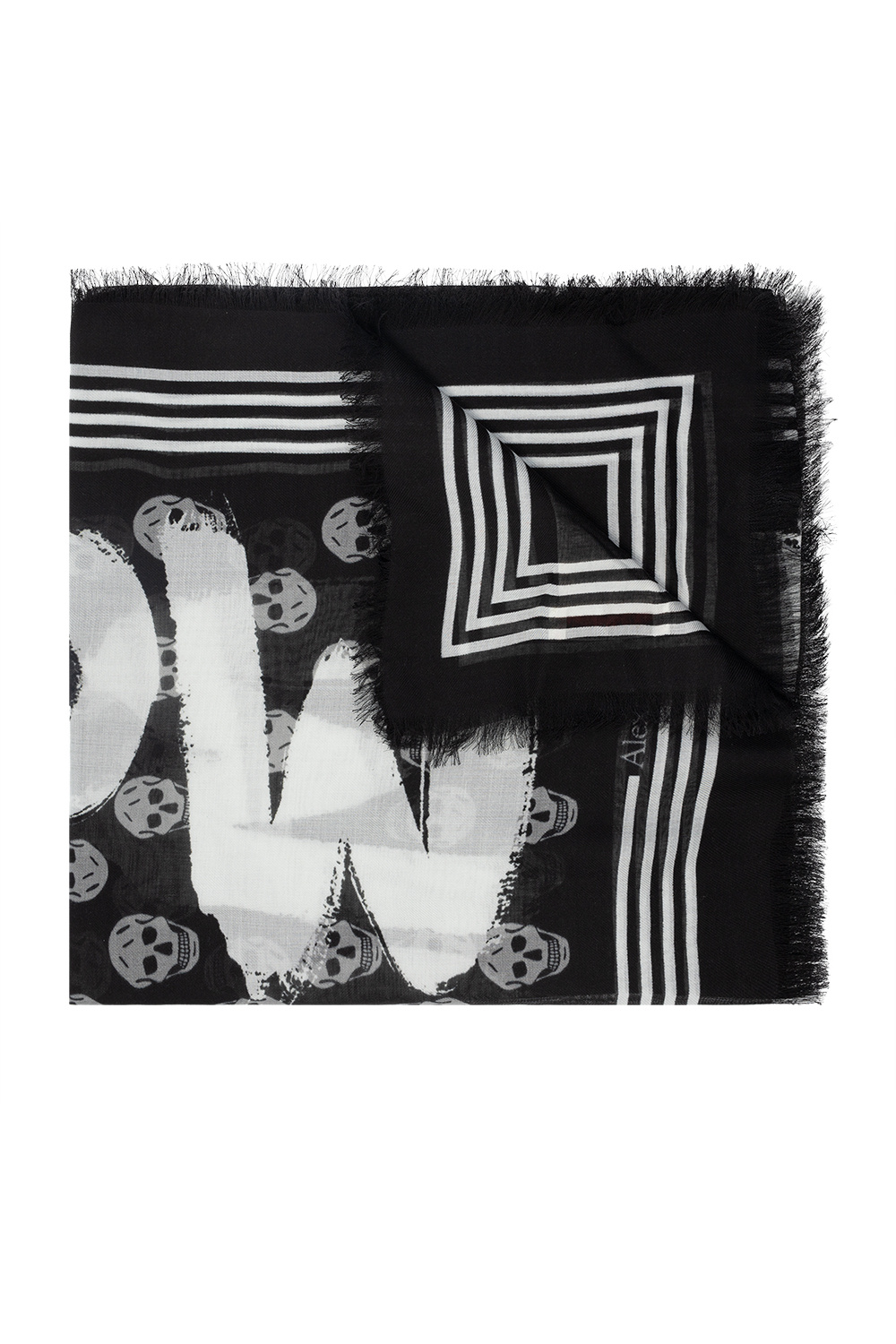 Alexander McQueen Shawl with logo